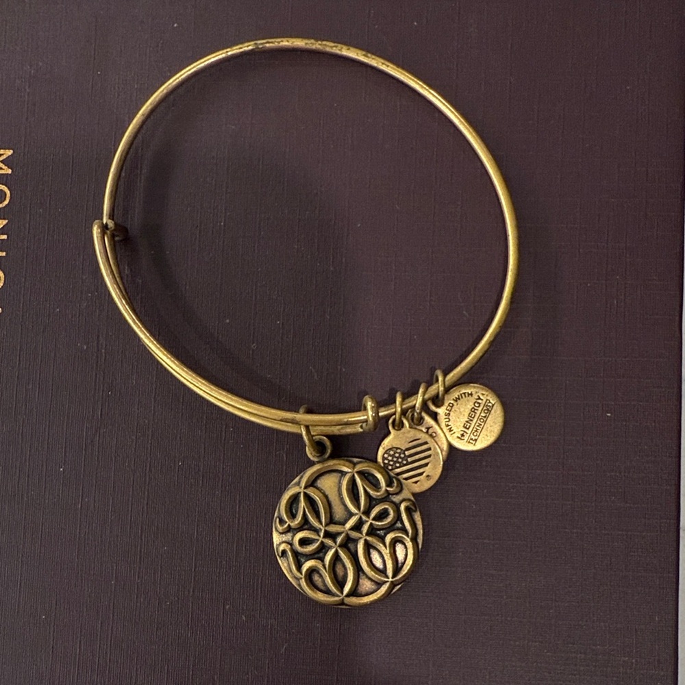 Alex and Ani Path of Life Gold Charm Bracelet
